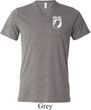 Pow Mia Pocket Print Tri Blend V-neck
