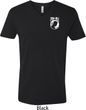 Pow Mia Pocket Print V-neck Shirt