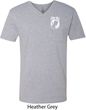 Pow Mia Pocket Print V-neck Shirt