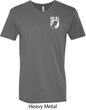 Pow Mia Pocket Print V-neck Shirt