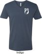 Pow Mia Pocket Print V-neck Shirt