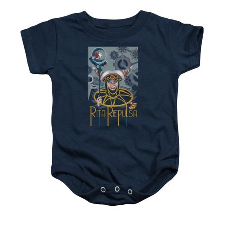 Power Rangers Baby Romper Rita Ranger Navy Infant Babies Creeper