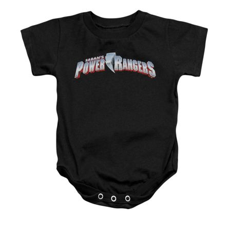 Power Rangers Baby Romper Saban's Rangers Black Infant Babies Creeper