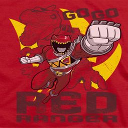 Power Rangers Go Red Shirts