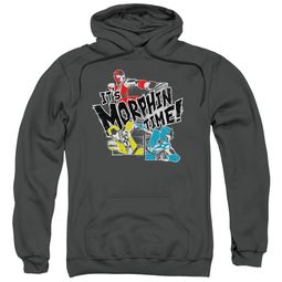 Power Rangers Ninja Steel Hoodie It's Morphin Time Charcoal Sweatshirt Hoody Power Rangers Ninja Steel Hoodie It's Morphin Time Charcoal Sweatshirt Hoody
