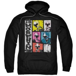 Power Rangers Ninja Steel Hoodie Morphin Time Black Sweatshirt Hoody