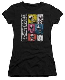 Power Rangers Ninja Steel Juniors Shirt Morphin Time Black T-Shirt