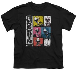 Power Rangers Ninja Steel Kids Shirt Morphin Time Black T-Shirt