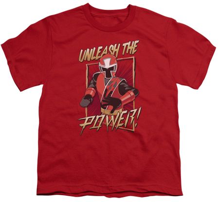 Power Rangers Ninja Steel Kids Shirt Unleash Red T-Shirt