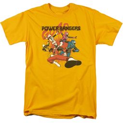 Power Rangers Ninja Steel Shirt Attack Gold T-Shirt