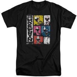 Power Rangers Ninja Steel Shirt Morphin Time Black Tall T-Shirt