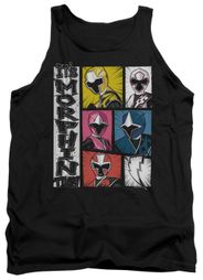 Power Rangers Ninja Steel Tank Top Morphin Time Black Tanktop