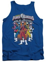 Power Rangers Ninja Steel Tank Top Team Royal Blue Tanktop