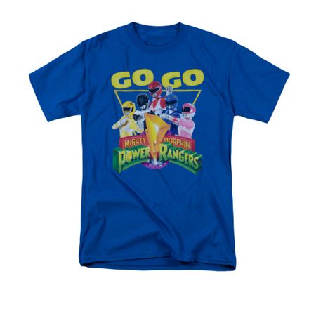 Power Rangers Shirt Go Go Royal Blue T-Shirt