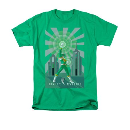 Power Rangers Shirt Green Ranger Green T-Shirt