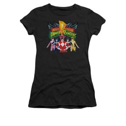 Power Rangers Shirt Juniors Characters Black T-Shirt Power Rangers Shirt Juniors Characters Black T-Shirt