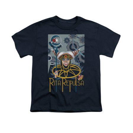 Power Rangers Shirt Kids Rita Ranger Navy T-Shirt