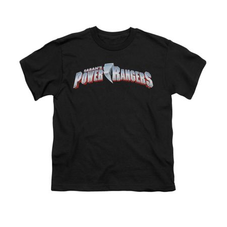 Power Rangers Shirt Kids Saban's Rangers Black T-Shirt