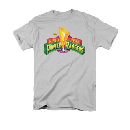 Power Rangers Shirt Logo Silver T-Shirt