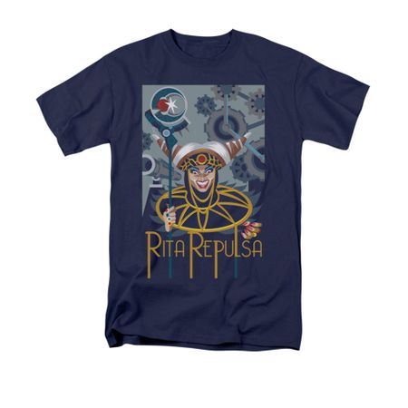 Power Rangers Shirt Rita Ranger Navy T-Shirt