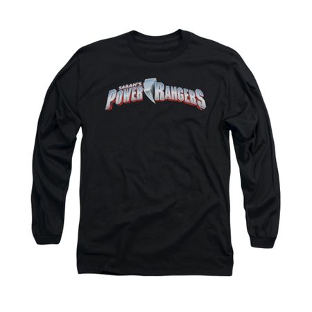 Power Rangers Shirt Saban's Rangers Long Sleeve Black Tee T-Shirt