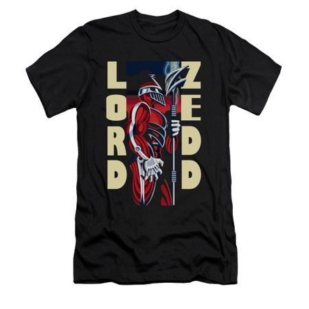 Power Rangers Shirt Slim Fit Zedd Black T-Shirt