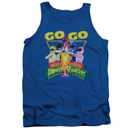 Power Rangers Shirt Tank Top Go Go Royal Blue Tanktop