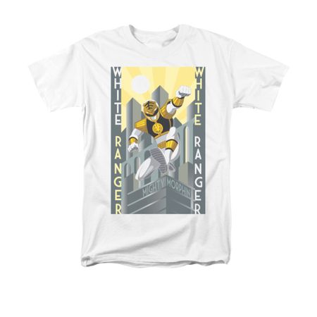 Power Rangers Shirt White Ranger White T-Shirt
