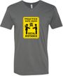 Practice Safe Hugs Social Distance Adult V-Neck T-Shirt