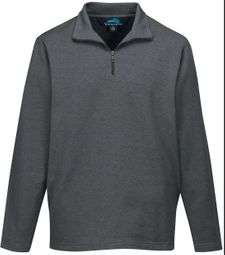 Premium Quality Mens Quarter-Zip Sweatshirt - No Hood