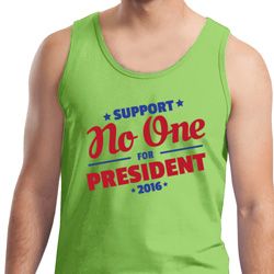 Presidential Election Tank top No One For President Mens Tank Top