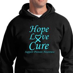 Prostate Cancer Awareness Hope Love Cure Hoodie