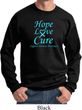 Prostate Cancer Awareness Hope Love Cure Sweatshirt