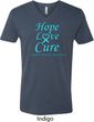 Prostate Cancer Awareness Hope Love Cure V-neck