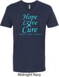 Prostate Cancer Awareness Hope Love Cure V-neck