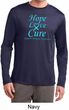 Prostate Cancer Hope Love Cure Dry Wicking Long Sleeve