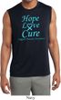 Prostate Cancer Hope Love Cure Dry Wicking Sleeveless Shirt