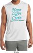Prostate Cancer Hope Love Cure Dry Wicking Sleeveless Shirt