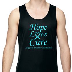 Prostate Cancer Hope Love Cure Dry Wicking Tank Top