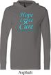Prostate Cancer Hope Love Cure Lightweight Hoodie