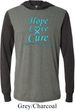 Prostate Cancer Hope Love Cure Lightweight Hoodie