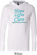 Prostate Cancer Hope Love Cure Lightweight Hoodie