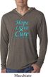Prostate Cancer Hope Love Cure Lightweight Hoodie Tee