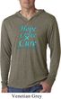 Prostate Cancer Hope Love Cure Lightweight Hoodie Tee