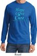 Prostate Cancer Hope Love Cure Long Sleeve