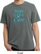 Prostate Cancer Hope Love Cure Pigment Dyed Shirt