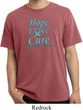 Prostate Cancer Hope Love Cure Pigment Dyed Shirt