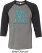 Prostate Cancer Hope Love Cure Raglan Shirt
