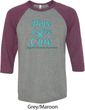 Prostate Cancer Hope Love Cure Raglan Shirt