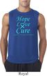 Prostate Cancer Hope Love Cure Sleeveless Shirt